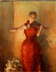 A. Stevens, The Violinist